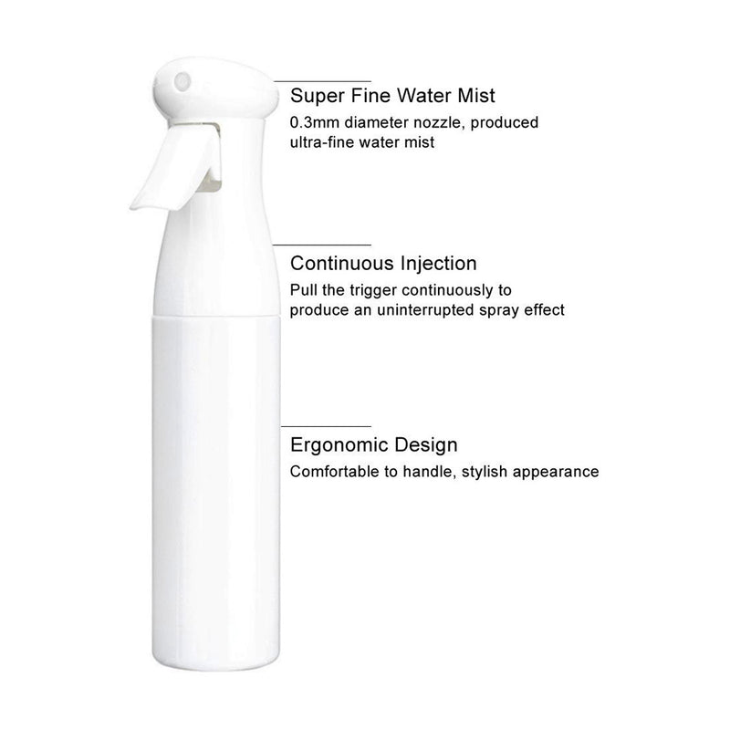 Bob Continuous Spray Bottle White Features