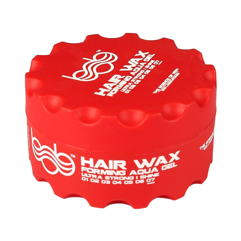 Bob Wax Deal - 48x Bob Hair Wax Forming Aqua Gel Ultra Strong and High Shine 150ml Red Hair Wax Bob