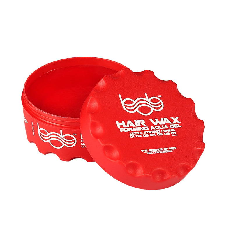 Bob Hair Wax Forming Aqua Gel Ultra Strong and High Shine 150ml RED Inside