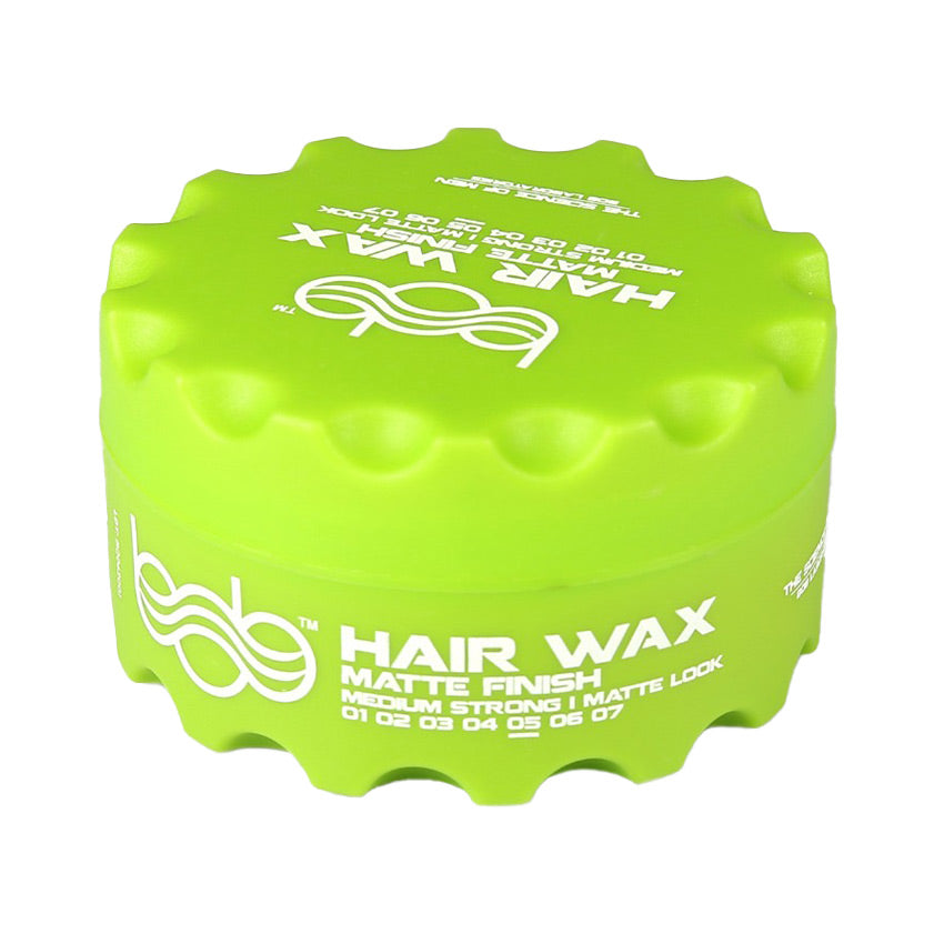 Bob Wax Deal - 48x Bob Hair Wax Matte Finish Medium Hold Matte Look 150ml Green Hair Wax Bob