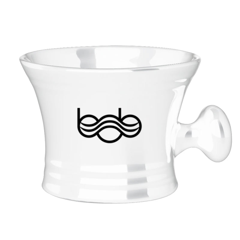 Bob Porcelain Shaving Mug White