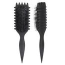 Bob Deluxe Bounce Curl Define Hair Styling Brush - Black Hair Brush Bob