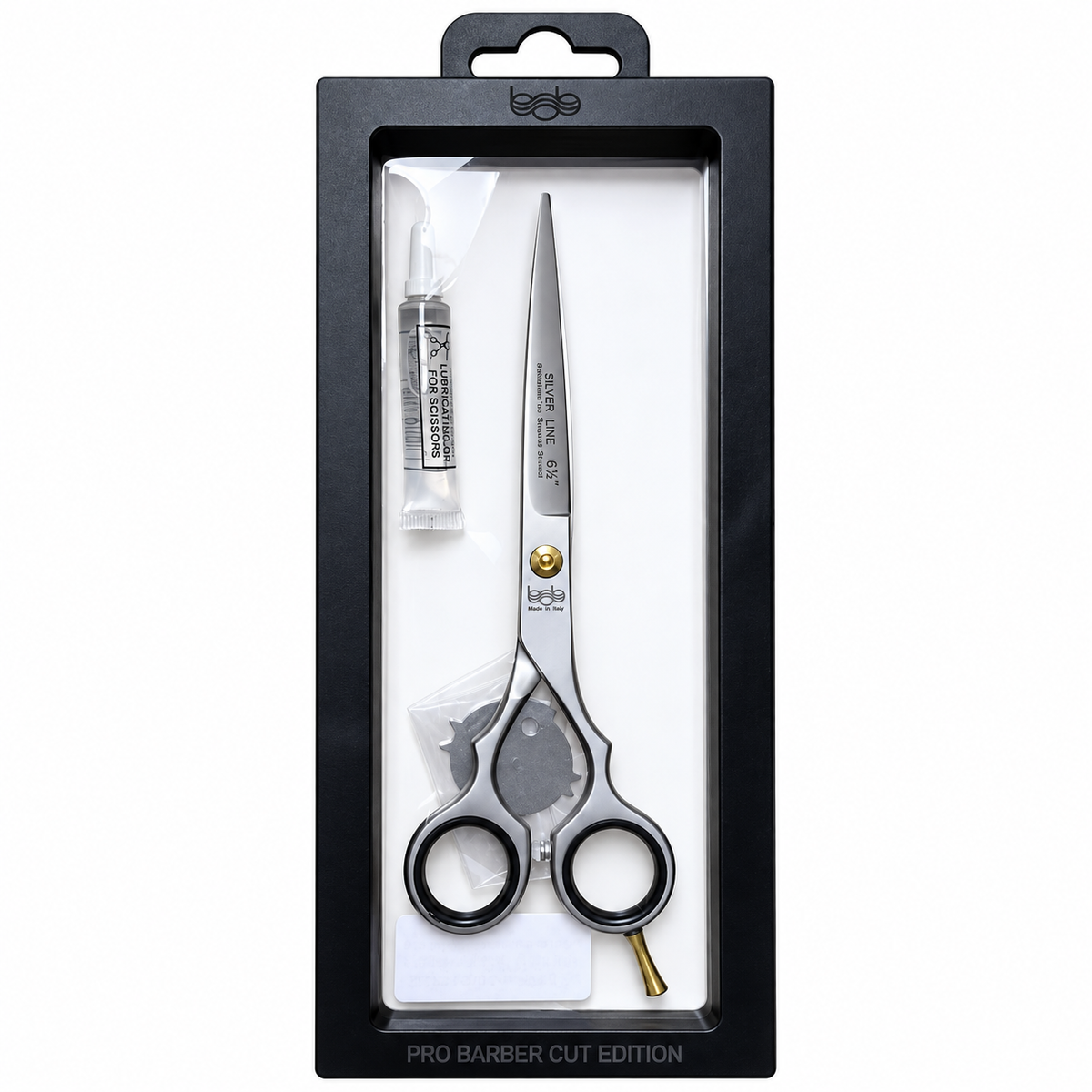 BOB Silver Line Edition 6.5 Inch Japanese Steel Thinning Scissor Steel