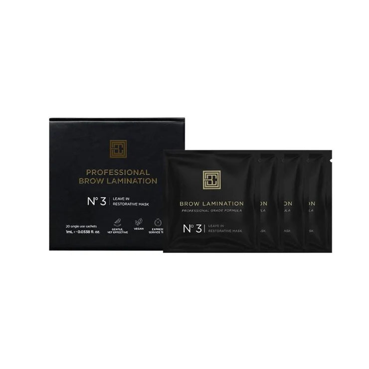 Brow Code Lustre Step 3 Single Use Sachets 20 x 1ml Beauty Brow Code