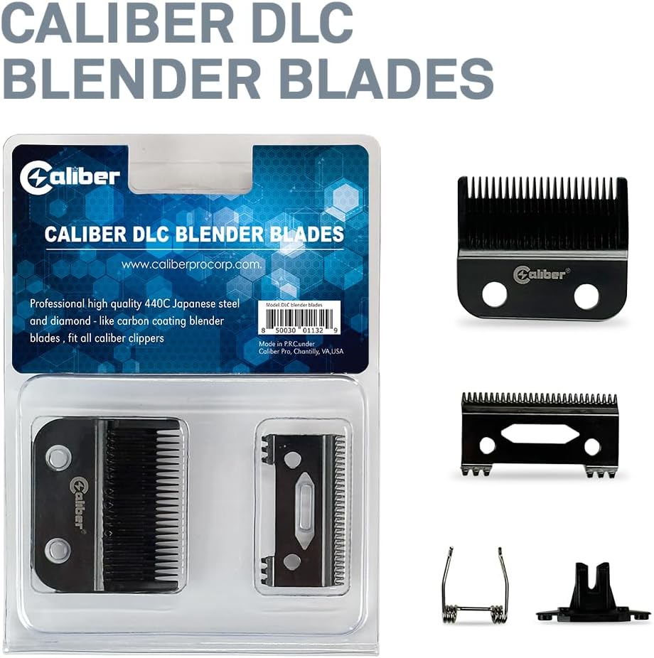 Caliber .50 Cal DLC Clipper Replacement Blender Blade Trimmer/Clipper Blades Caliber