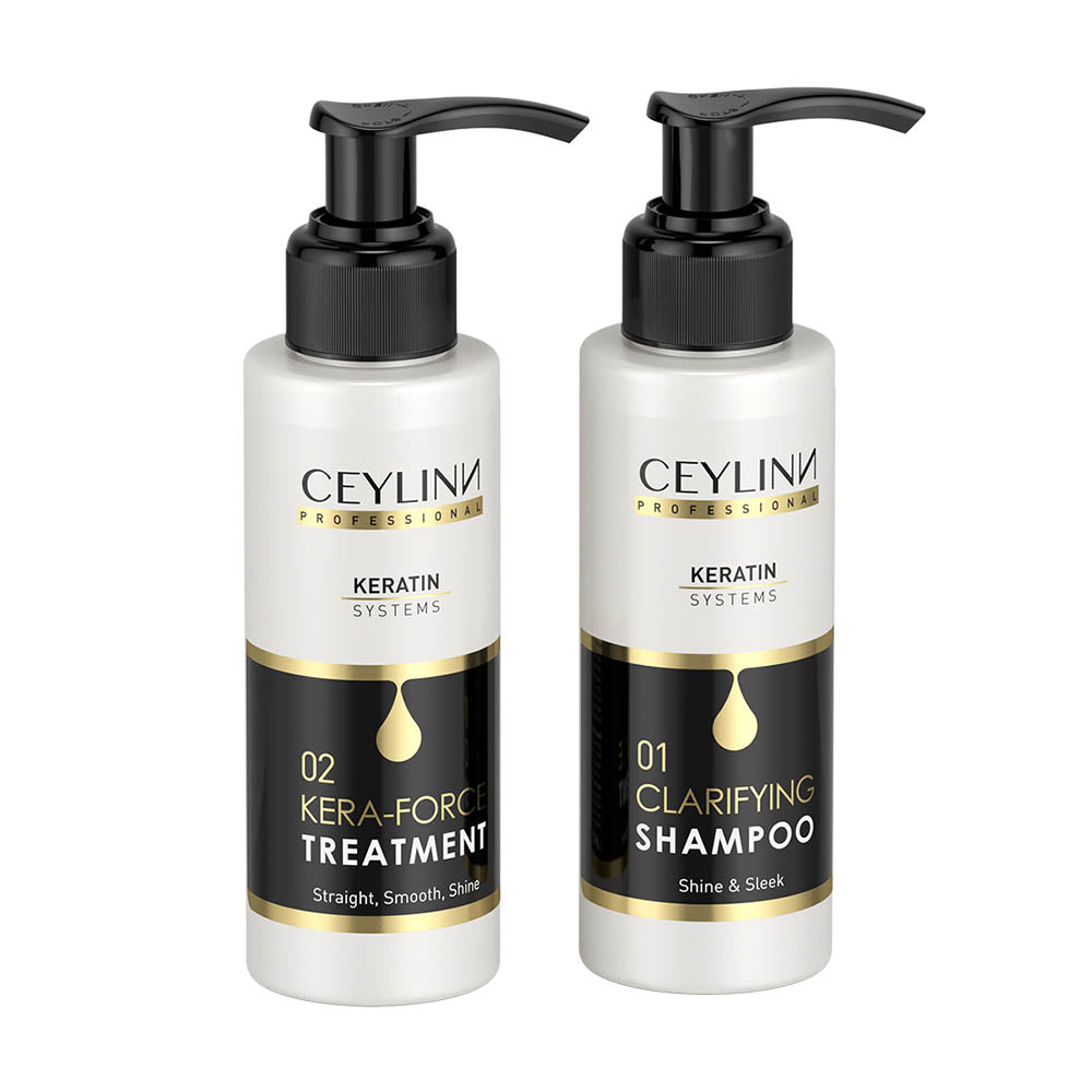 Ceylinn Keratin Straightening Treatment Hair Smoothing Kit 100ml Keratin Ceylinn