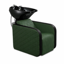 Karma Complete Shampoo Unit Clunes Manual Green with Pattern & Black Standard Basin 03151701MP - SB Shampoo Units Karma