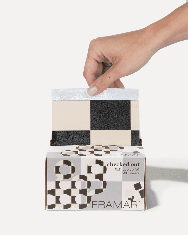 Framar Pop Up Checked Out 5x11 500 Sheets Foil Framar