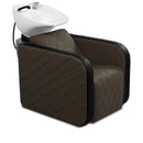 Karma Complete Shampoo Unit Clunes Electric Brown with Pattern & White Deep Basin 0315012204EP Shampoo Units Karma