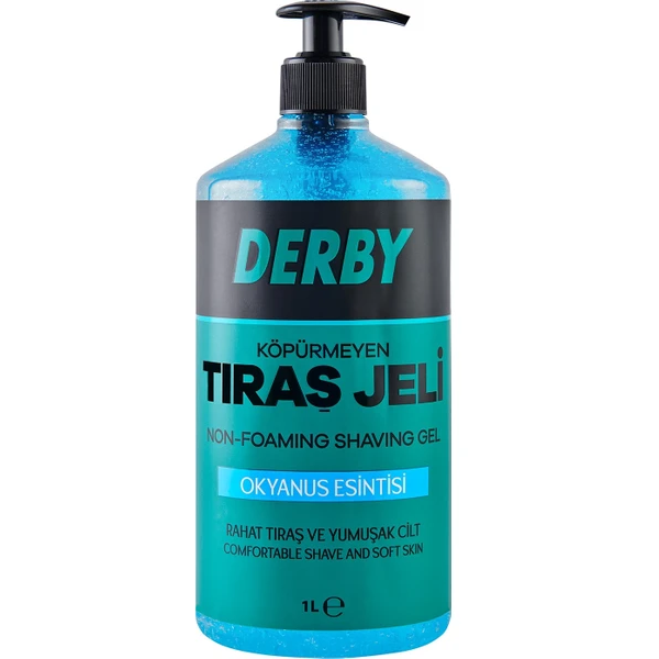 Derby Professional Turkish Non Foaming Shaving Gel 1L - Ocean