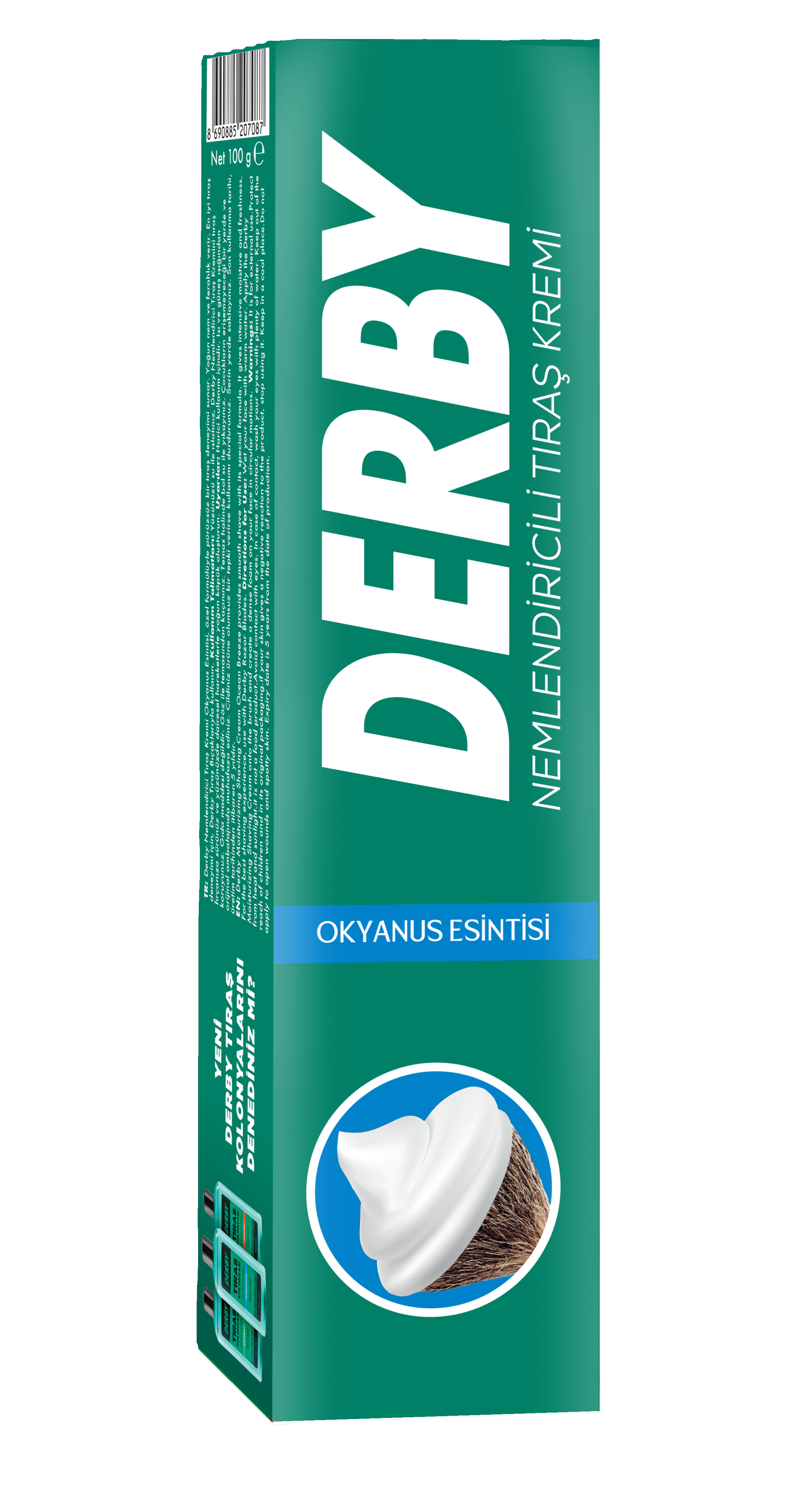 Derby Professional Turkish Shaving Cream Tube 100g - Ocean Shaving Products Derby