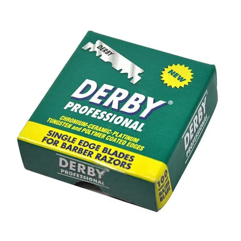Derby Extra Single Edge Razor Blades 100 Pack – Professional Barber Shaving & Hair Styling Blades