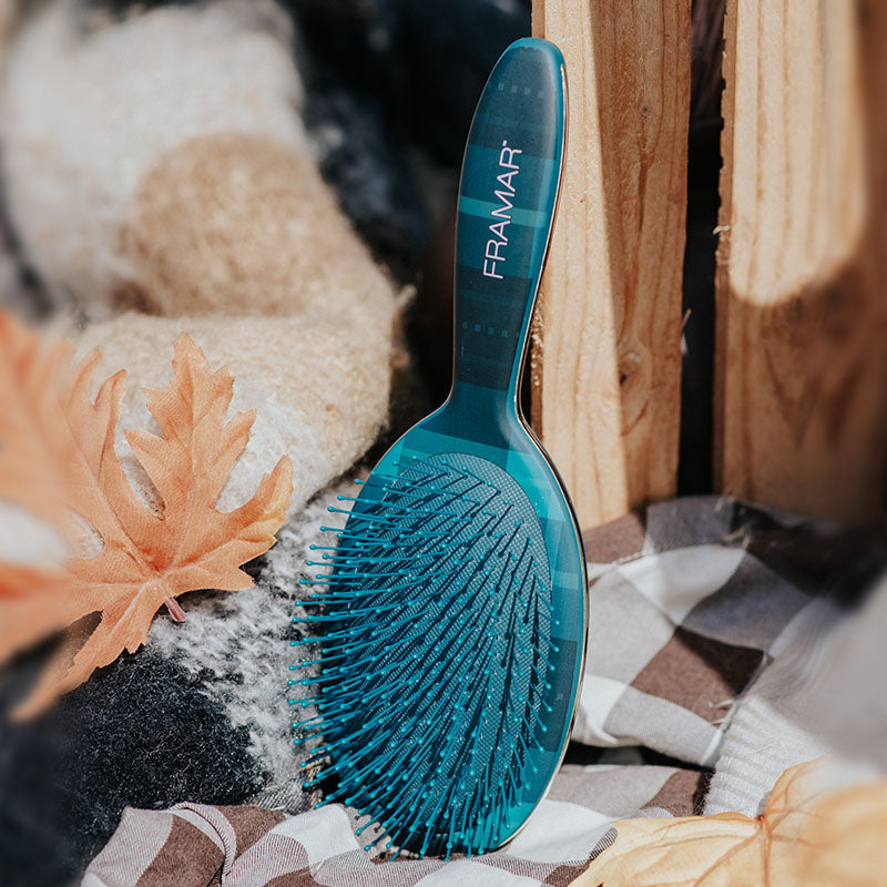 Framar Plaid Hair Day Detangle Brush - Blair Hair Brush Framar