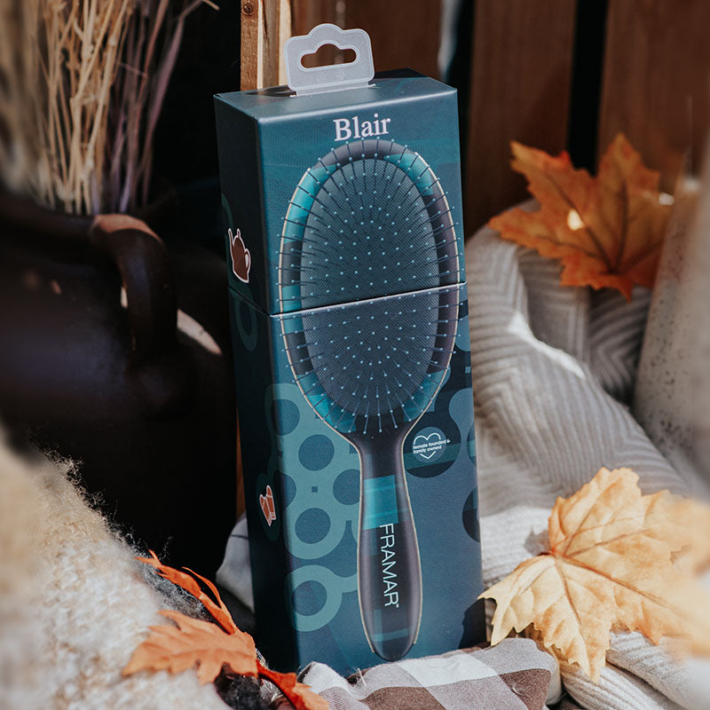 Framar Plaid Hair Day Detangle Brush - Blair Hair Brush Framar