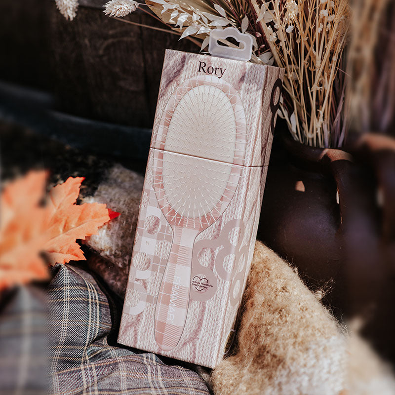 Framar Plaid Hair Day Detangle Brush - Rory Hair Brush Framar