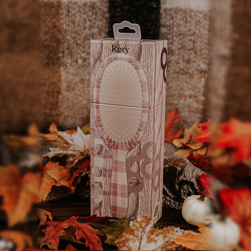 Framar Plaid Hair Day Detangle Brush Charlotte Hair Brush Framar