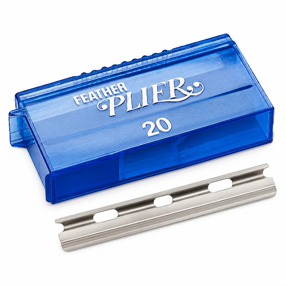 Feather Plier Injector Cartridge 20pk BLFPLIER20 Razor Blades Feather