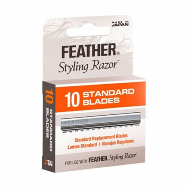 Feather Styling Razor Standard Blades 10pk Packaging