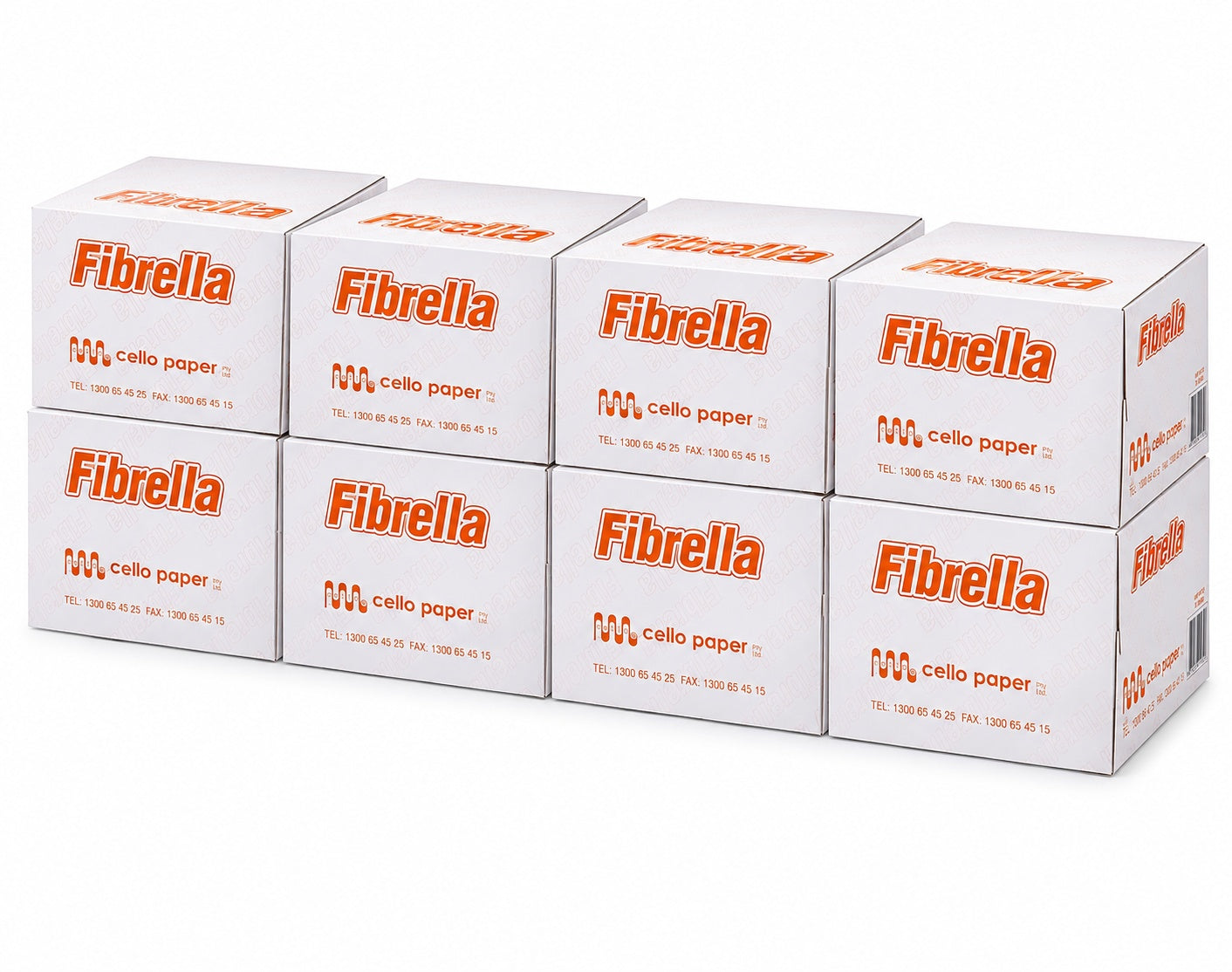 Fibrella Cello Paper 75 Pieces (8x Box) Salon - Spa Disposables Fibrella