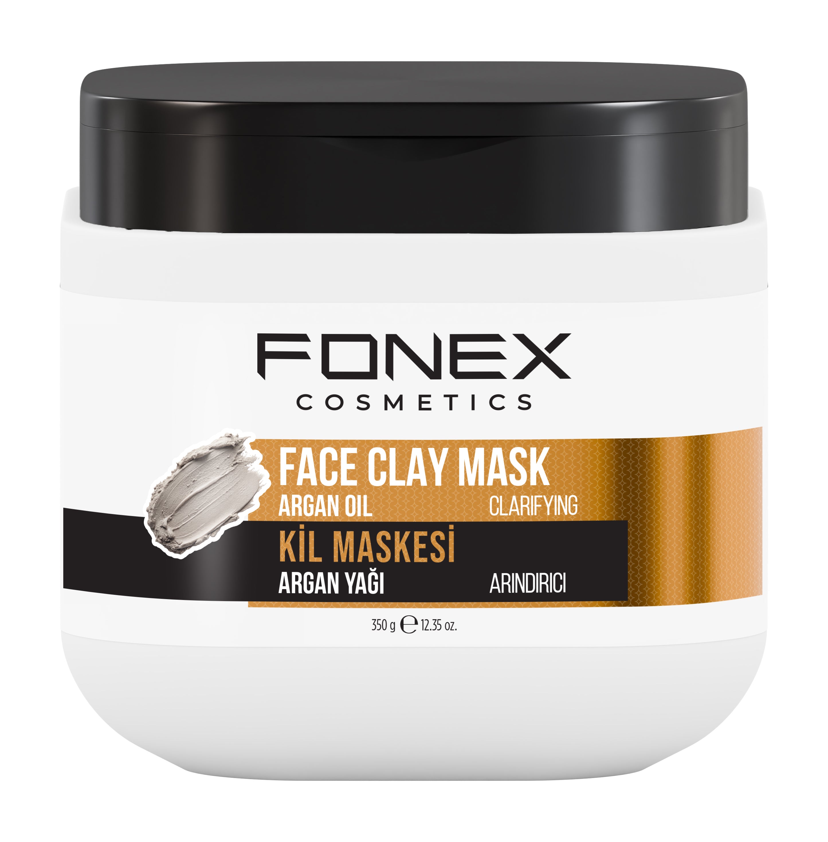 Fonex Face Clay Mask with Argan Oil 350 GR Facial Products Fonex