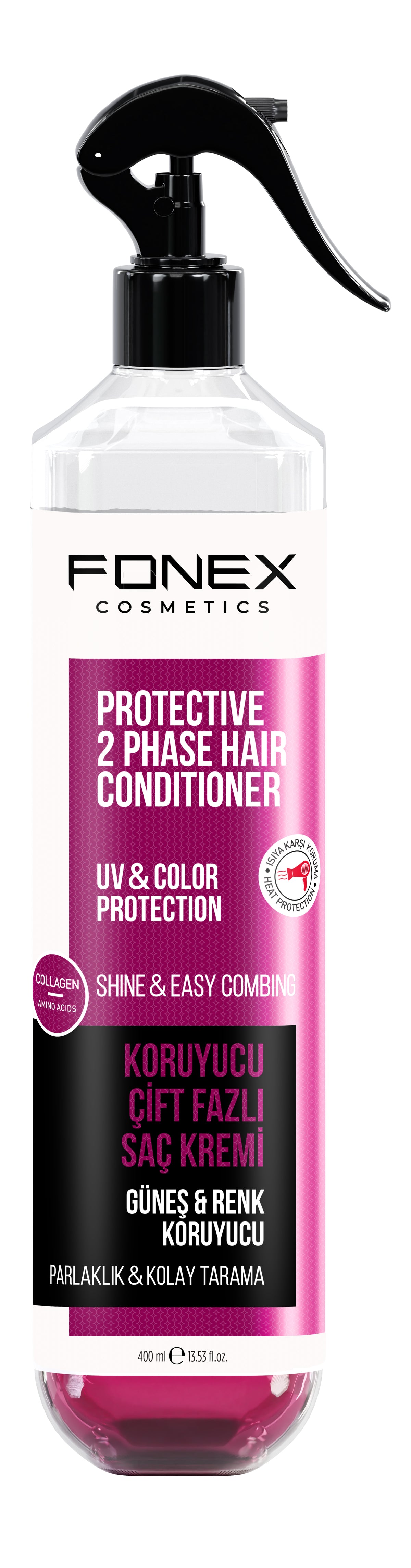 Fonex Protective Bi Phase Leave In Hair Treatment Spray 400ml Hair Treatment Fonex