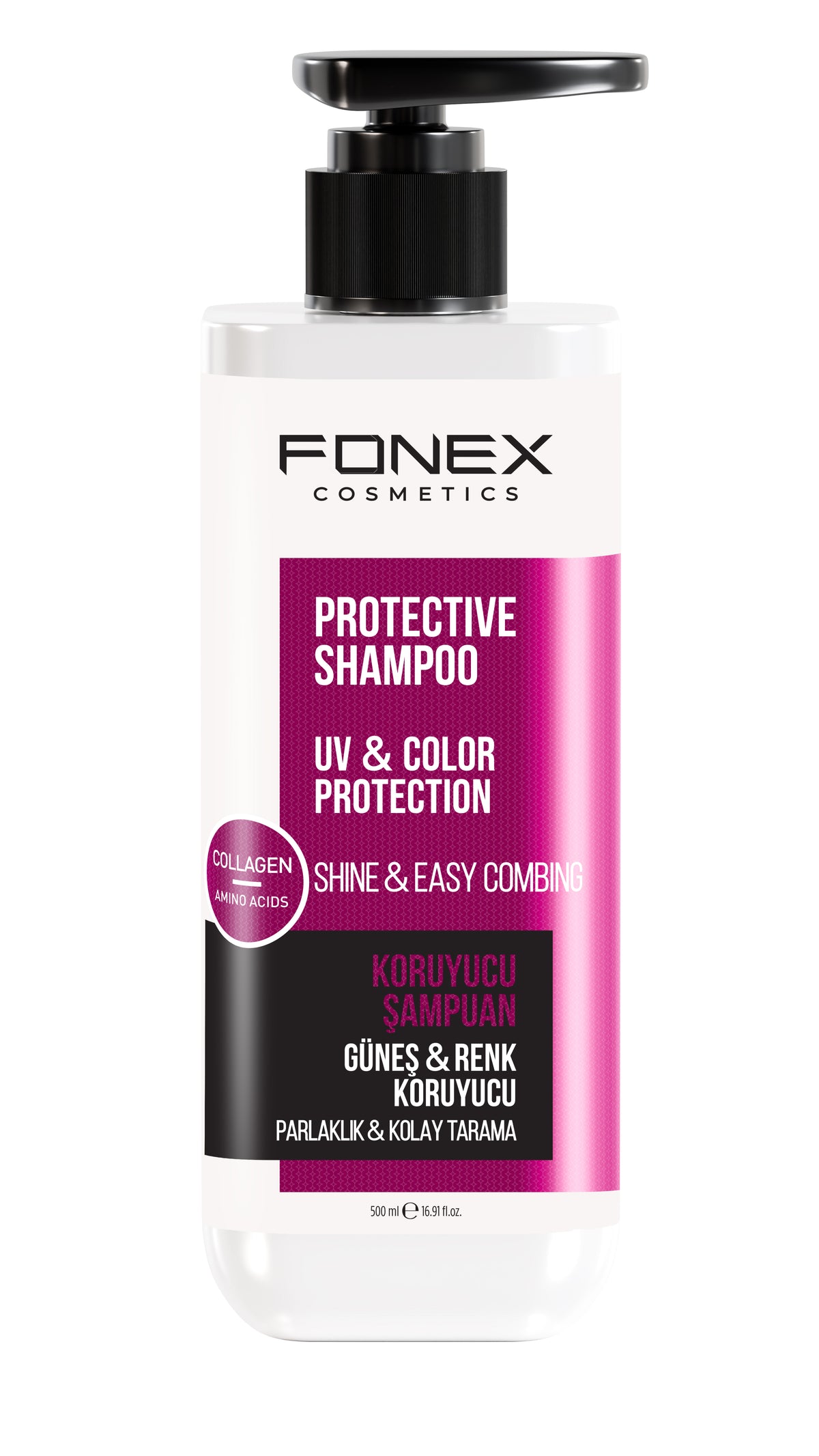 Fonex Protective Shampoo 500ml – Professional Hair Care Shampoo for Cleansing & Hair Protection