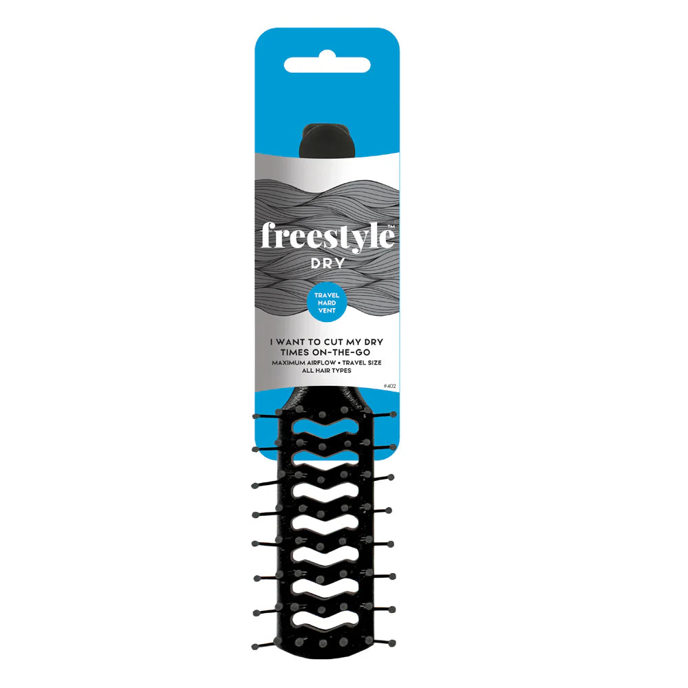 Freestyle FS402 Dry Travel Hard Vent Brush Hair Brush Freestyle