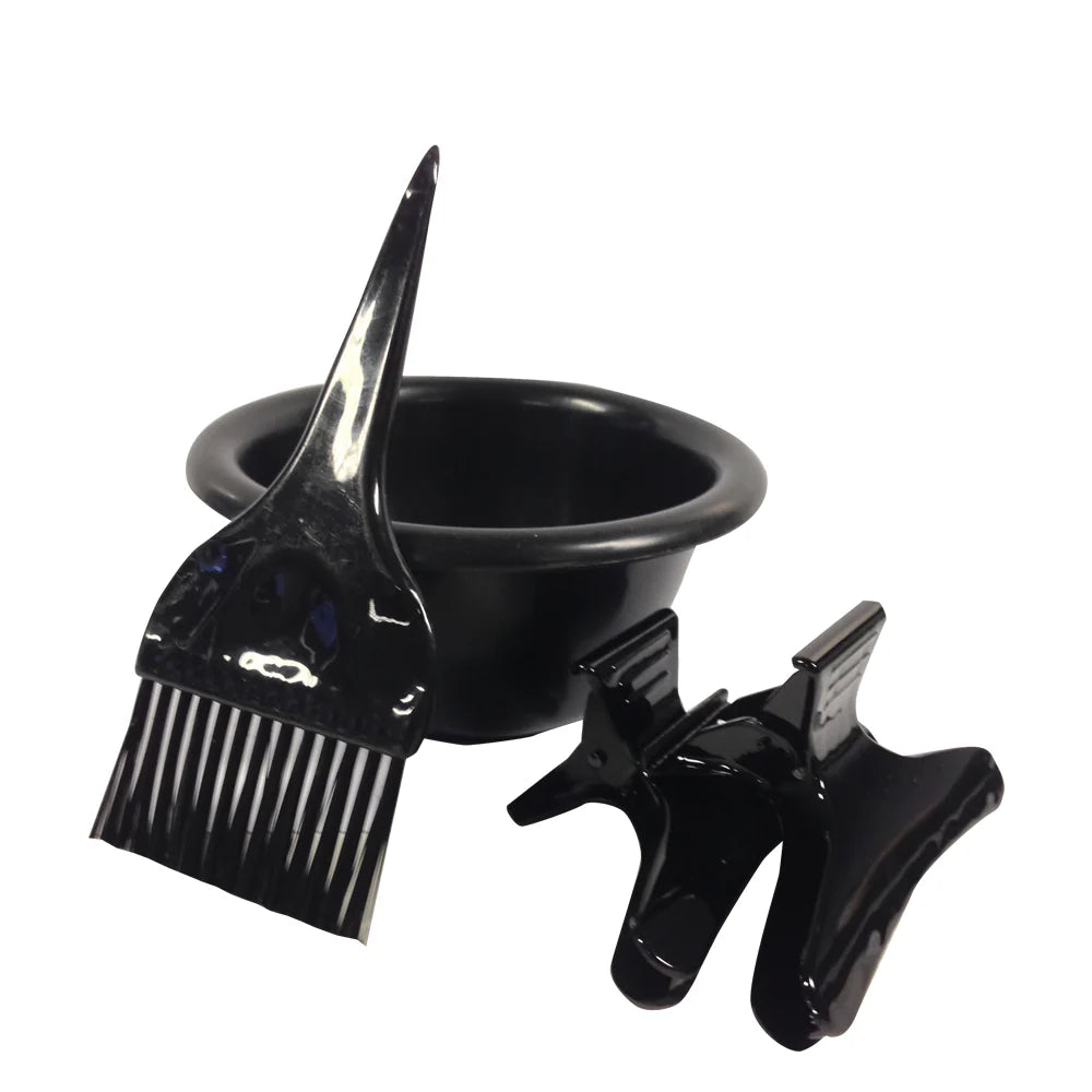 Freestyle Tint Bowl with Two Clips and Tint Brush Set Hair Clips- Ties - Accessories Freestyle