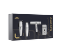 JRL Onyx White Ghost 3 Professional Clipper Trimmer Hair Dryer and Foil Quad Kit Clipper/Trimmer/Foil Shaver Duo JRL