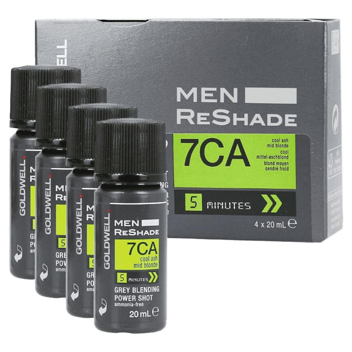 Goldwell ReShade For Men 7CA Cool Ash Light Blonde Hair Colour – 4 x 20ml