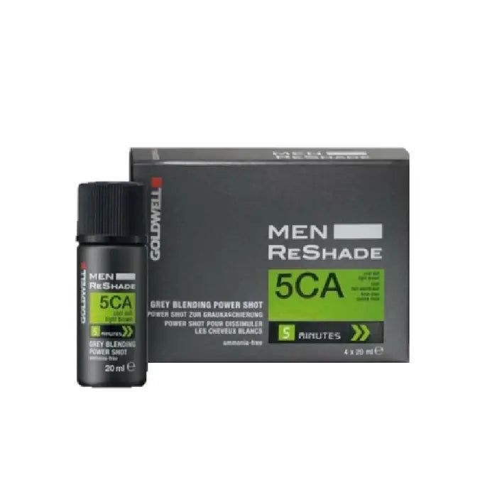 Goldwell ReShade For Men 4 x 20ml - 5CA Cool Ash Light Brown Hair Colours - Permanent Goldwell