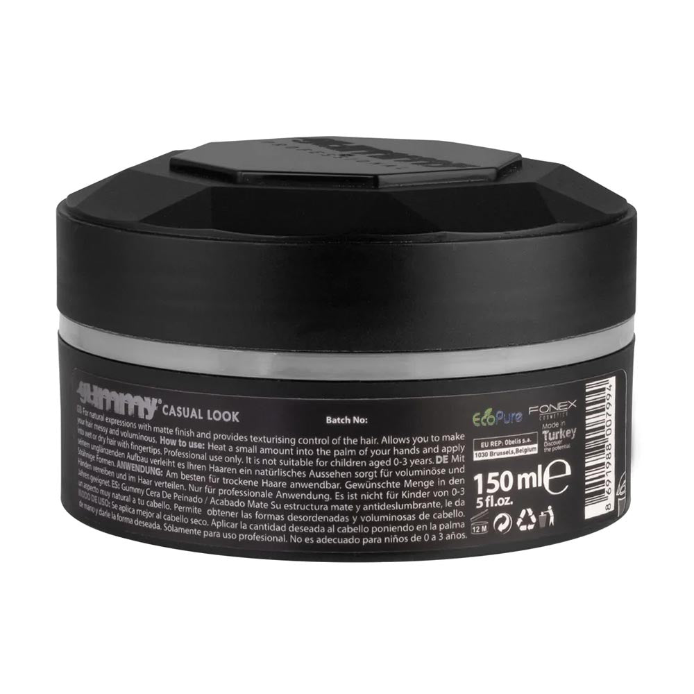12x Gummy Professional Casual Look Styling Wax 150ml Hair Wax Gummy