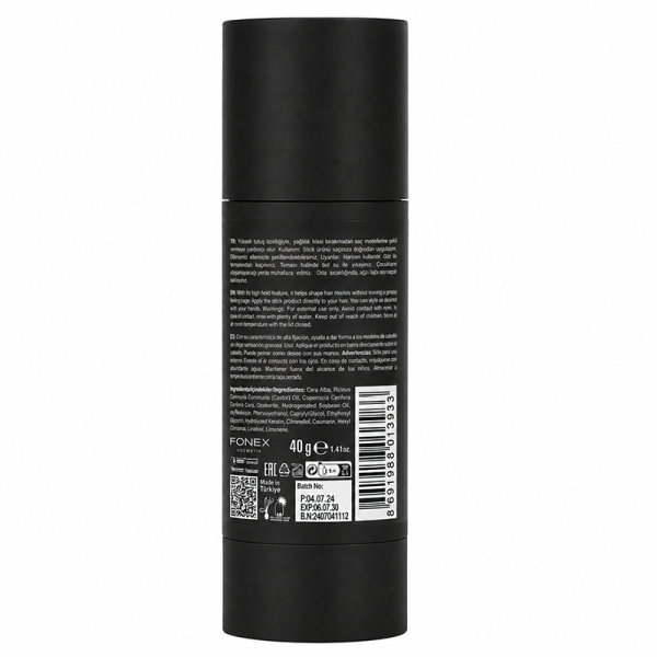 Gummy Professional Hair Styling Wax Stick 40g Hair Styling Product Gummy