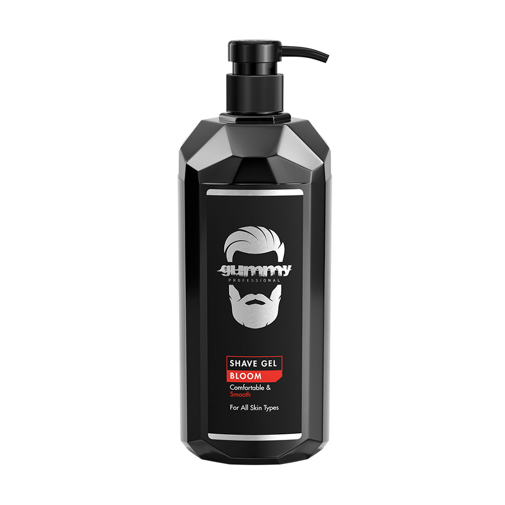 Gummy Professional Shave Gel Bloom with Pump 1L Shaving Products Gummy