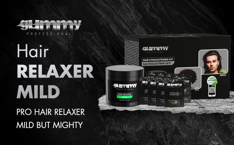 Gummy Professional Hair Relaxer Set - Mild 550ml
