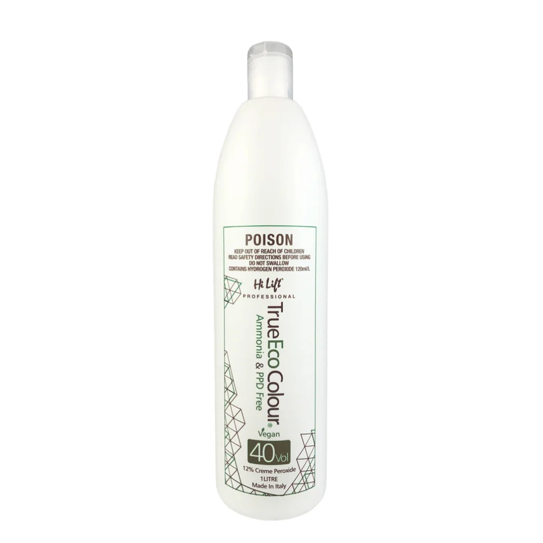 Hi Lift True Eco Colour Peroxide 40vol - 12% 1 Litre Peroxides - Developers Hi Lift