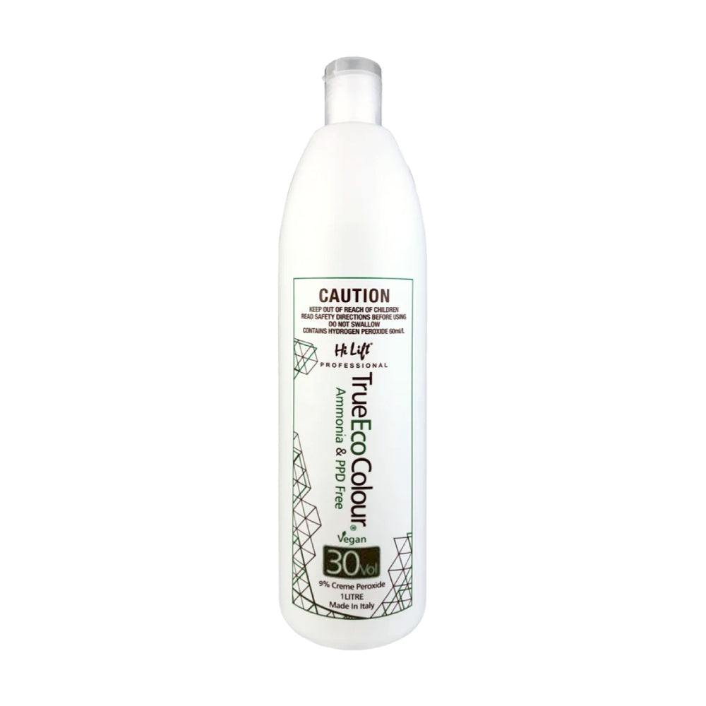Hi Lift True Eco Peroxide 30vol - 9% 1L Peroxides - Developers Hi Lift