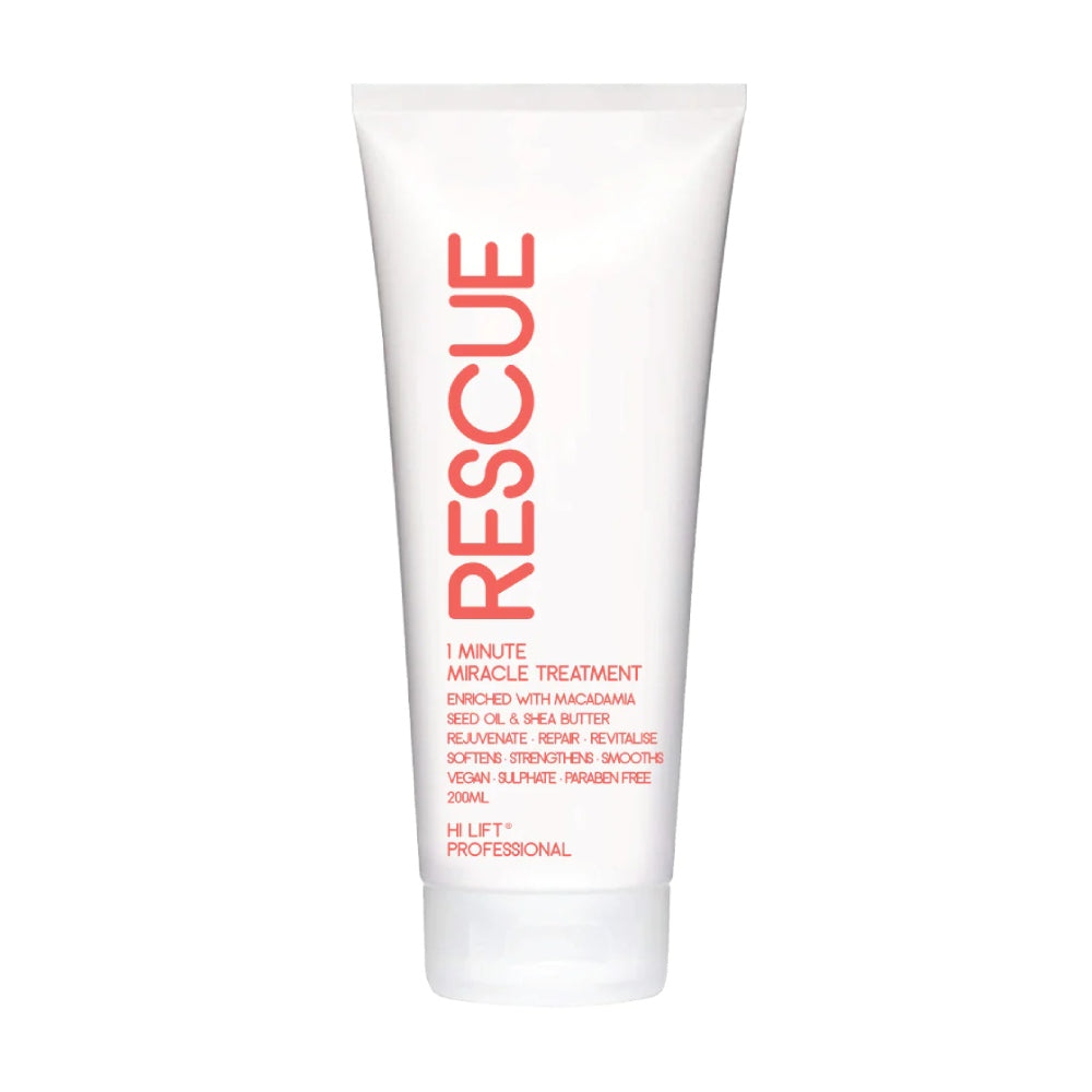 Hi Lift Rescue 1 Minute Deep Repair Treatment 200ml – Intensive Hair Repair for Dry & Damaged Hair Hair Treatment Hi Lift
