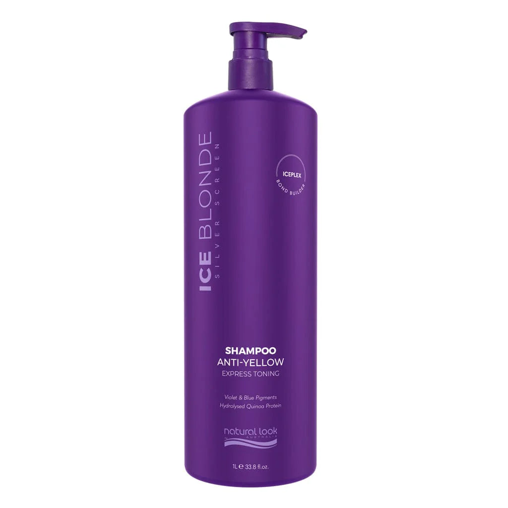 Natural Look Silver Screen Ice Blonde Shampoo 1L Shampoo/Conditioner Natural Look