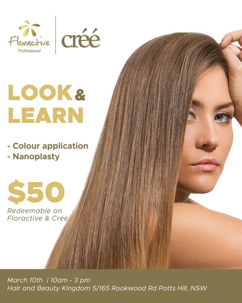 Floractive Nanoplasty Look and Learn Class Retail Hair And Beauty Kingdom