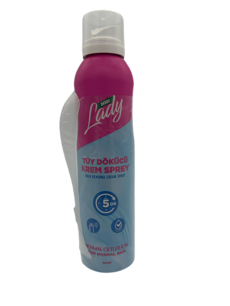 Derby Lady Hair Removal Cream Spray For Normal Skin 150ml