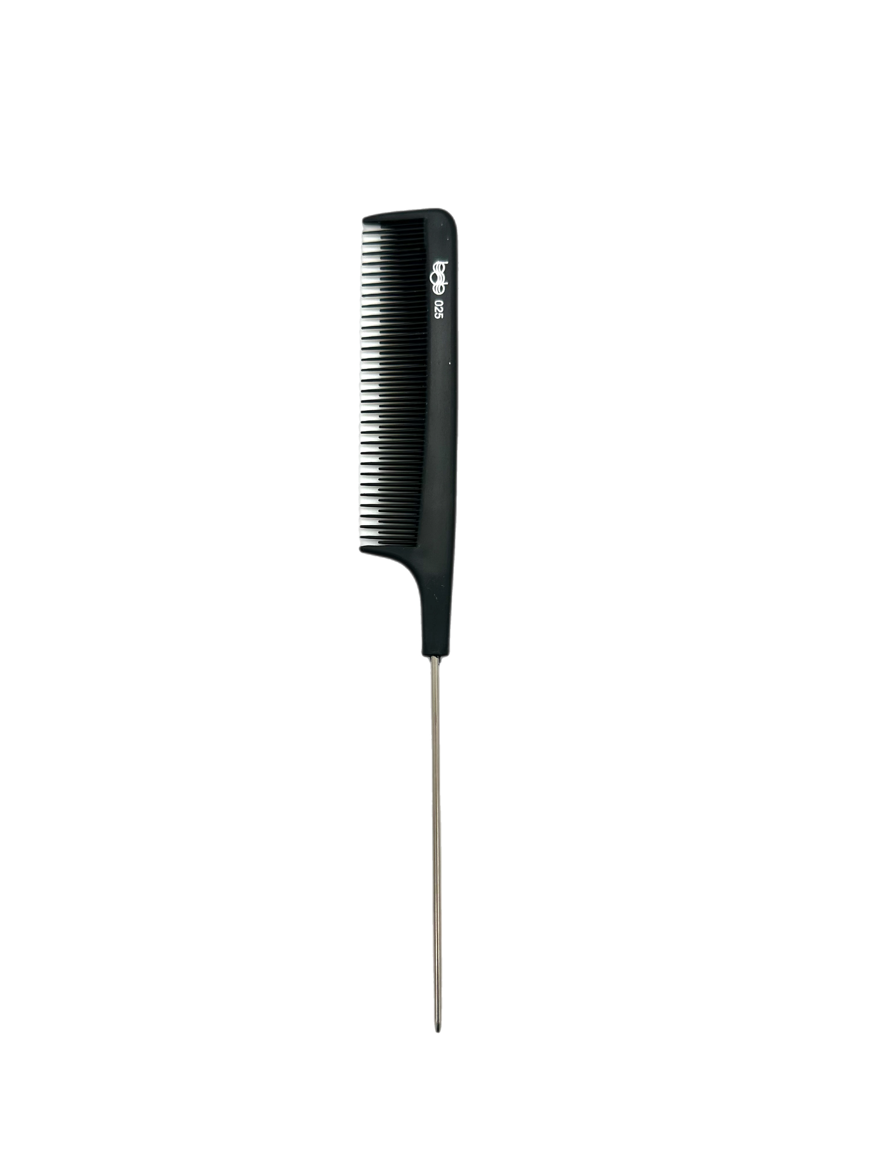 BOB Professional Antistatic Carbon Teasing Comb Black 025 Comb Bob