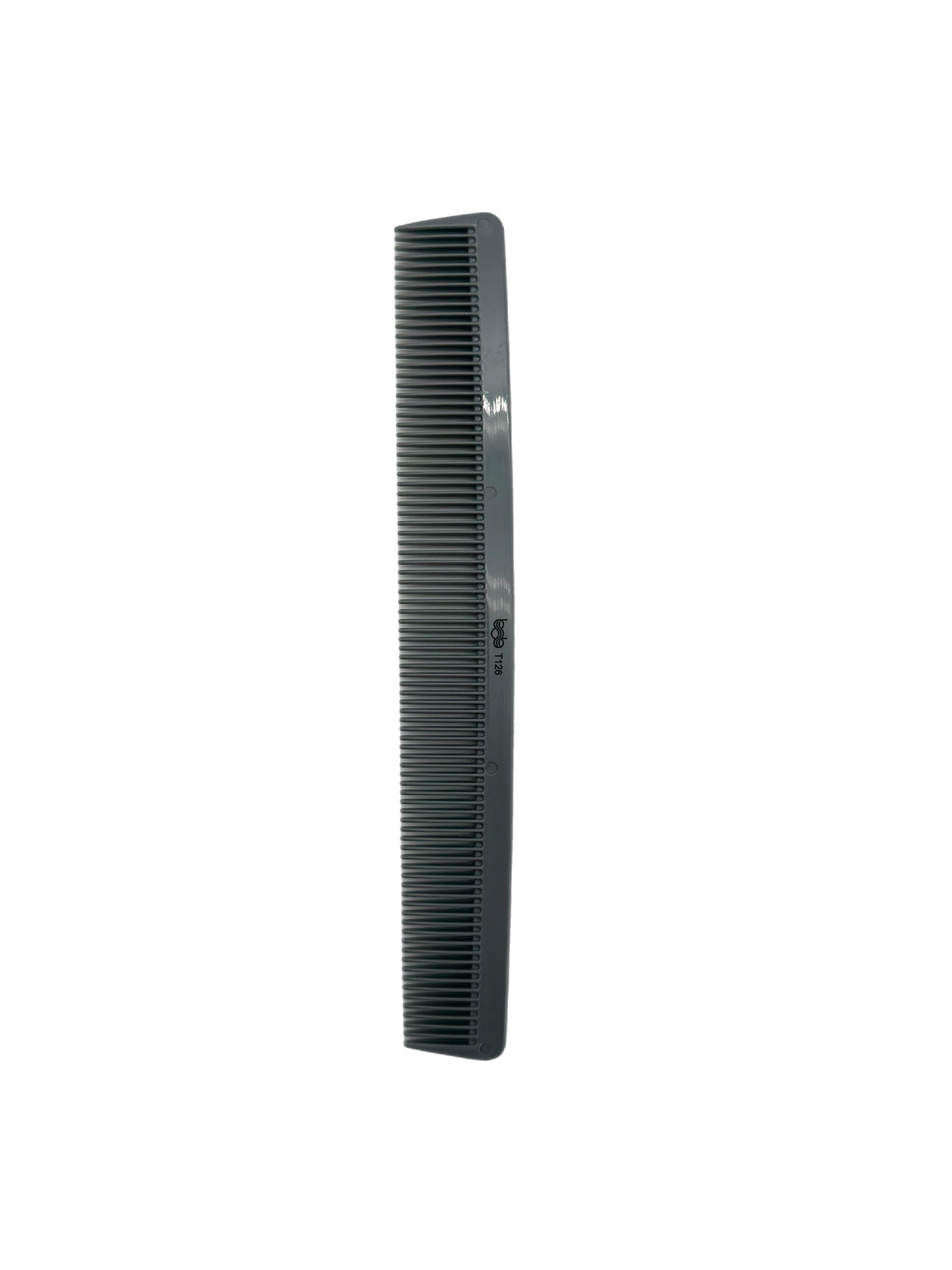 BOB Professional Antistatic Carbon Hair Cutting Comb T126 - Grey Comb Bob