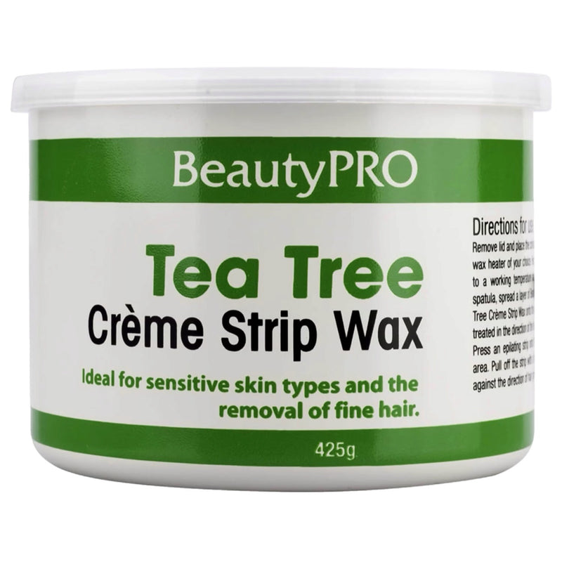 BeautyPRO Tea Tree Cream Strip Wax 425g