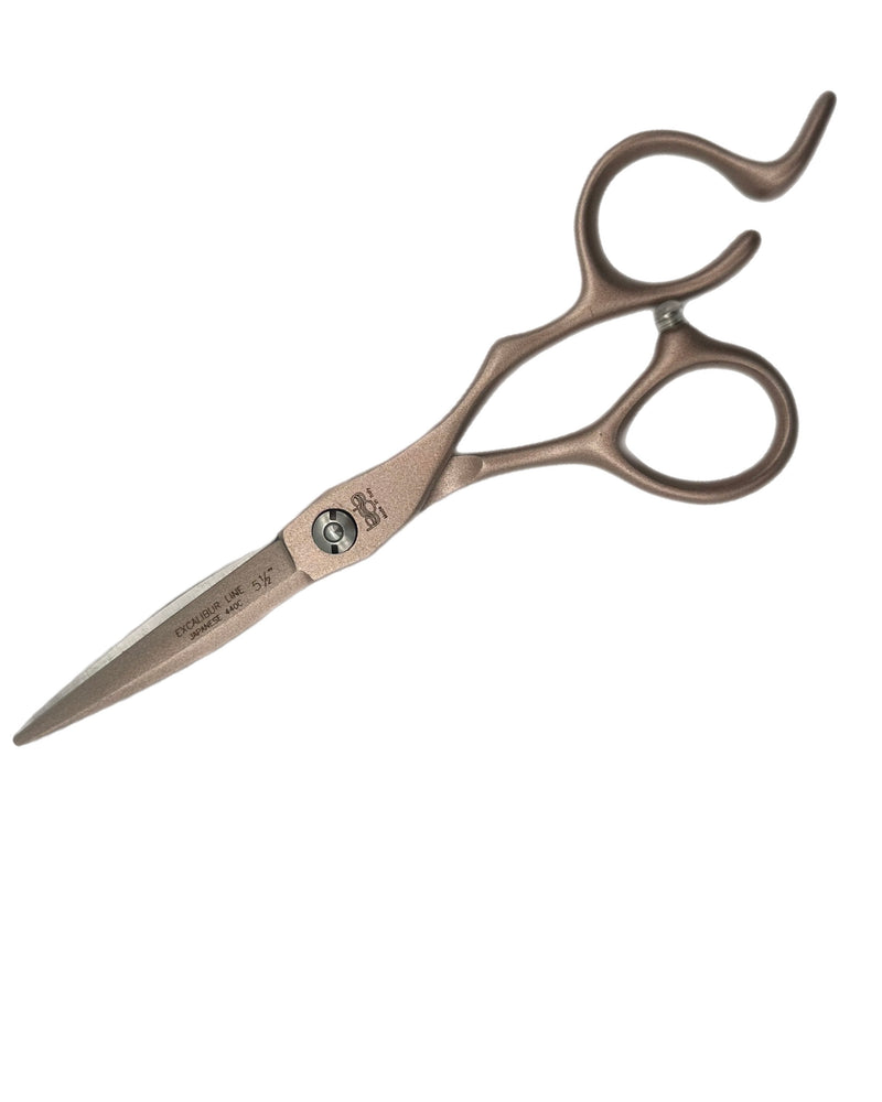 BOB Excalibur Edition Gold 5.5 Inch Scissor Japanese Steel - Made In Italy