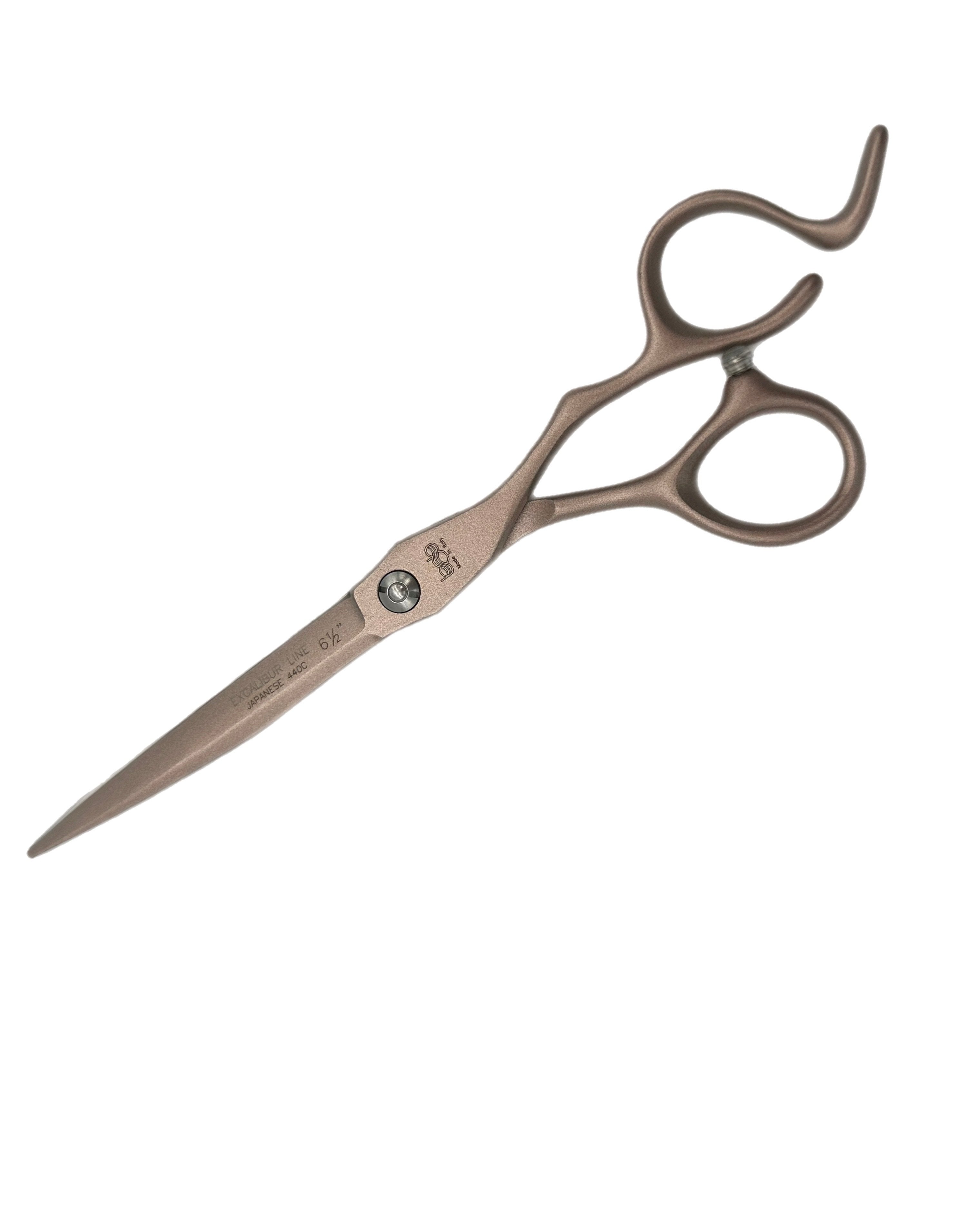 BOB Excalibur Edition Gold 6.5 Inch Japanese Steel Scissor Steel - Made In Italy Scissors Bob