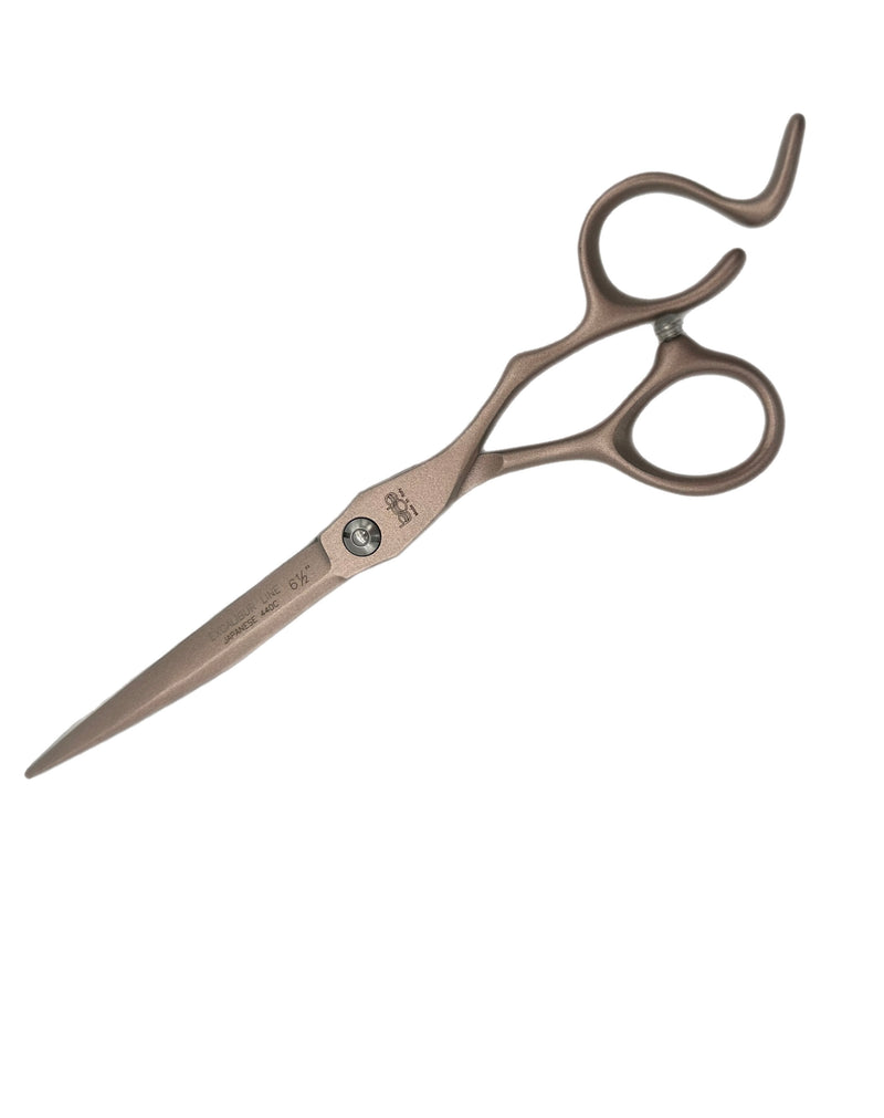 BOB Excalibur Edition Gold 6.5 Inch Scissor Japanese Steel - Made In Italy