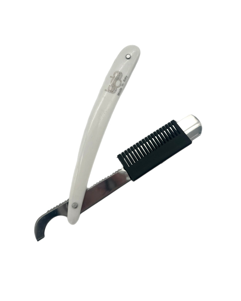 BOB Turkish Cut Throat Razor White - Made In Italy Razors & Blades Bob