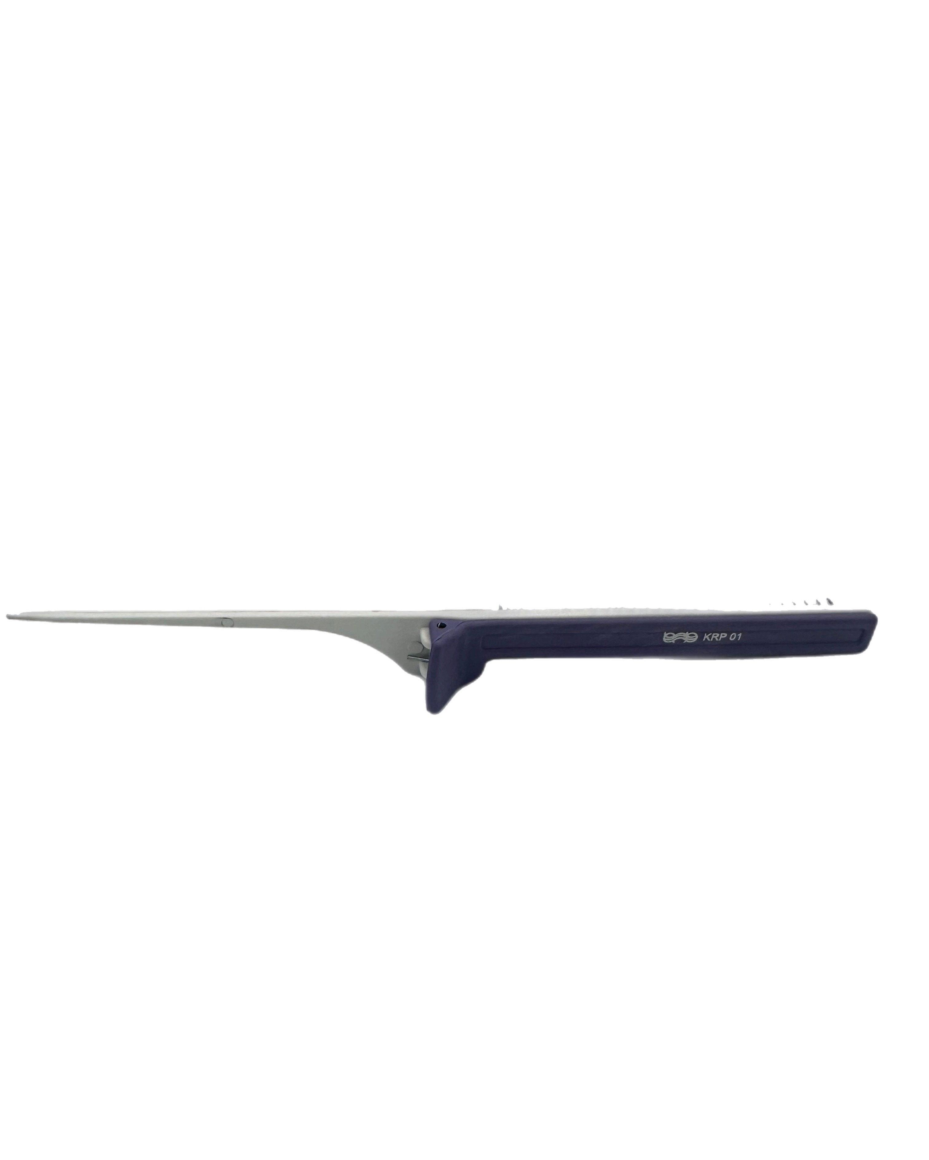 BOB Professional Antistatic Crepe Comb With Clip Purple KRP01 Comb Bob
