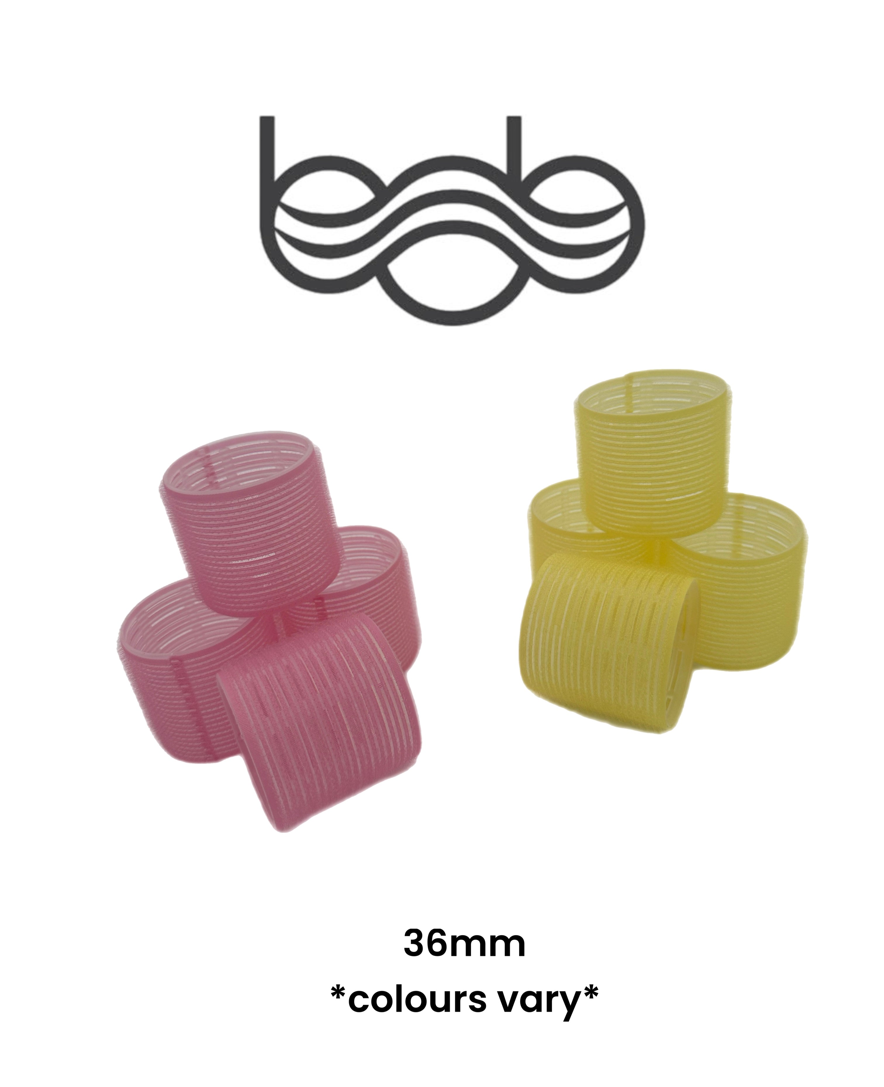 Bob Premium 64mm Self Gripping Velcro Hair Rollers 10pk Rollers Bob